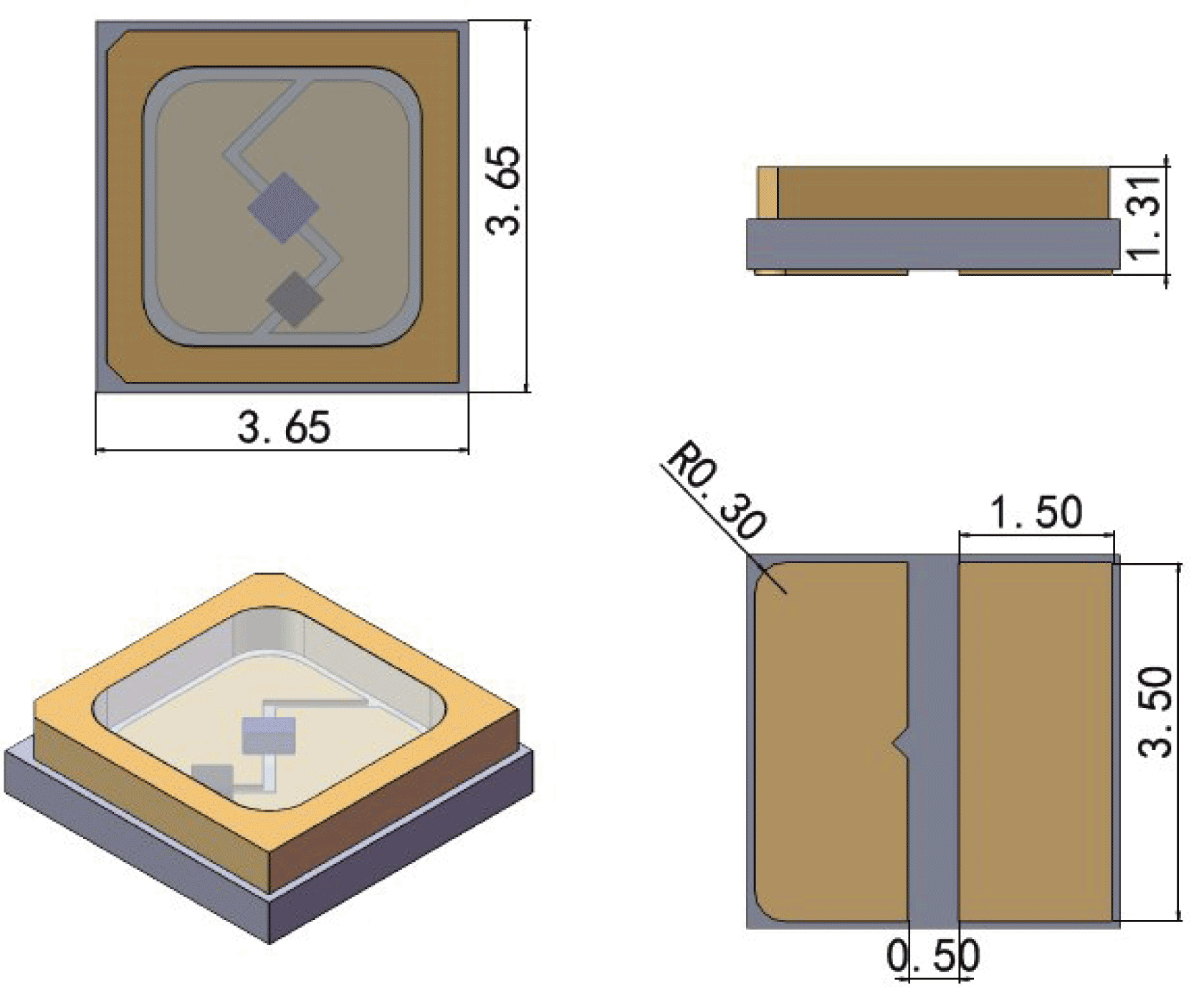 SCF35BUC00E1Zの外形図面