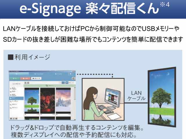 SHARPデジタルサイネージ PN-Y326A｜32インチ業務用液晶｜ブライト株式会社